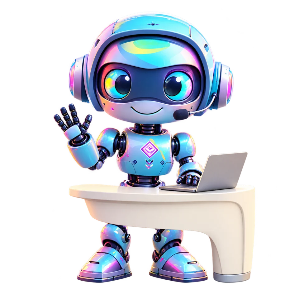 The robot answering the phone